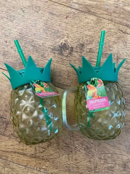 Photo of free Pineapple Mason Jars (Gobowen SY11) #1