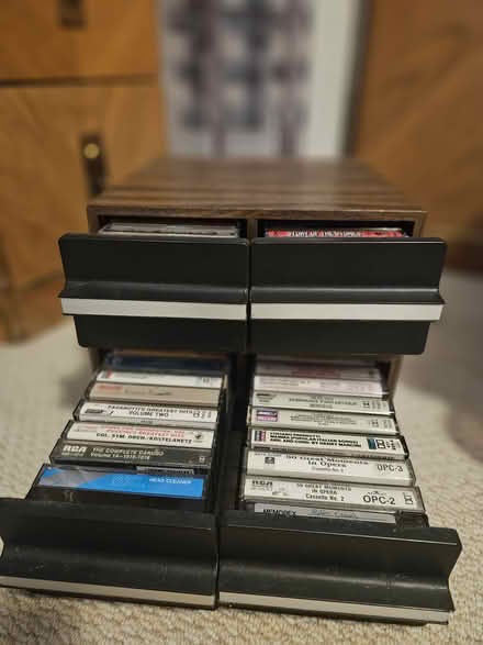 Photo of free Cassette tapes and storage boxes (Cleveland Park) #1