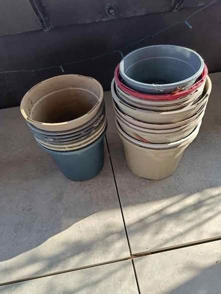 Photo of free 19 medium pots (Hove BN3) #1