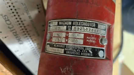 Photo of free Milwaukee Corded Magnum 1/2" drill (Ulster Park) #2
