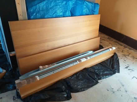 Photo of free Ikea 'Malm' King Size Bed + Ikea Mattress (Avebury SN8) #2