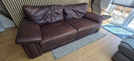 Photo of free 3-piece leather sofa (Rochberie Heights, CV23) #1