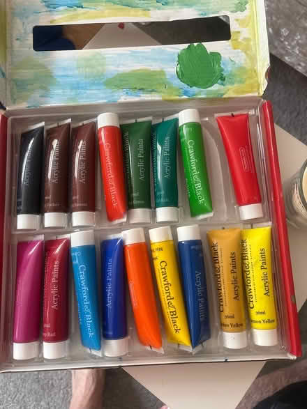 Photo of free Acrylic paints (SW11 Battersea) #1