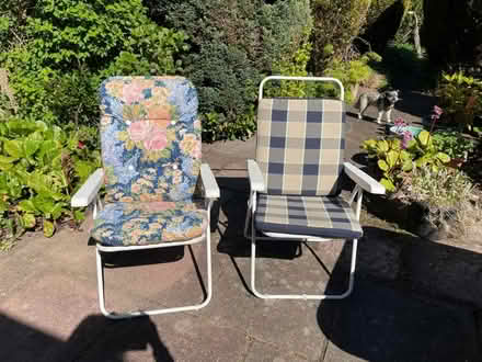 Photo of free 2 folding garden chairs (Dunfermline KY12) #1