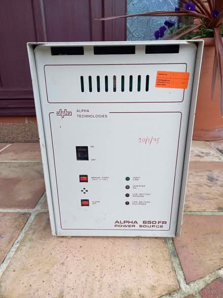 Photo of free Back Up Power Supply (Bransford WR6) #1