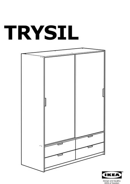 Photo of free Ikea Trysil wardrobe - INCOMPLETE (Harlow, Katherines, CM19 5) #1