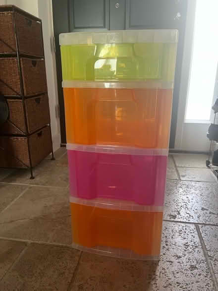 Photo of free Plastic shelving unit (Bath, BA2 (Riverside)) #1