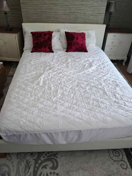 Photo of free King size frame and mattress (West Cheshunt EN7) #1