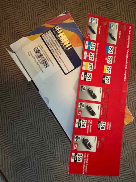 Photo of free New Canon ink cartridges (Canyon Park - Bothell) #2