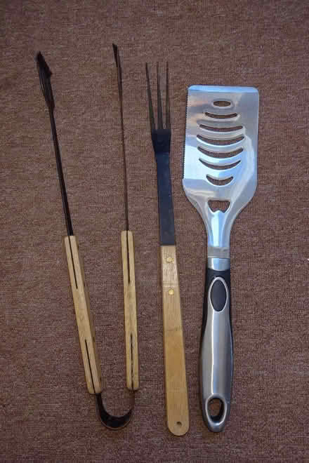 Photo of free BBQ Tools Tongs, Fork & Slice (RG22 Brighton Hill) #1