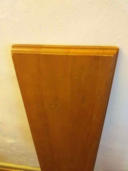 Photo of free Pine Wood Shelf with 2 Wood Brackets (Avebury SN8) #2