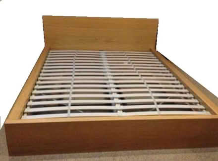 Photo of free Ikea 'Malm' King Size Bed + Ikea Mattress (Avebury SN8) #1