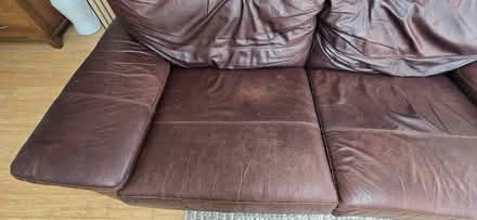 Photo of free 3-piece leather sofa (Rochberie Heights, CV23) #2
