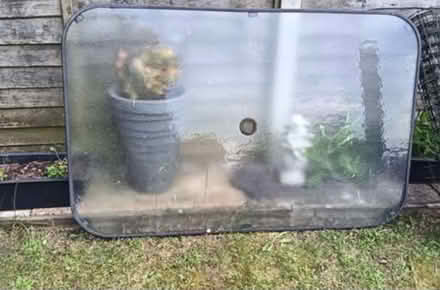 Photo of free glass topped garden table (Lancing BN15) #1