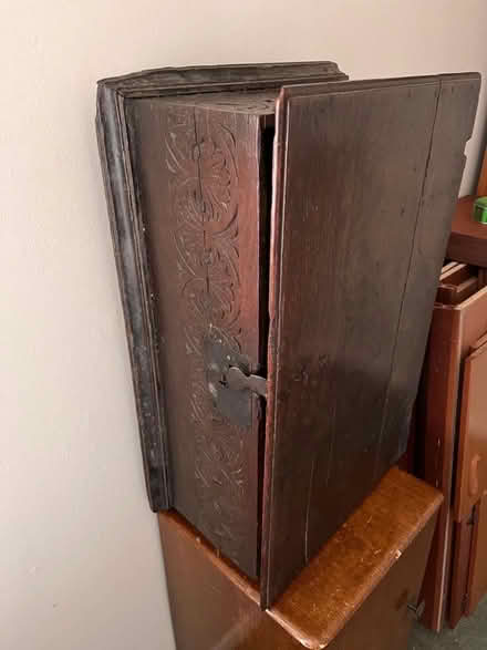 Photo of free Vintage wooden chest. In need of TLC (Didcot OX11) #1