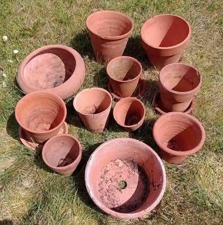 Photo of free 11 small terracotta pots (North Hinksey OX2) #1
