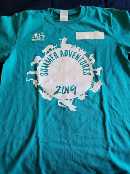 Photo of free NEW Happy Hollow T-Shirt (975 S. De Anza Blvd, San Jose) #1