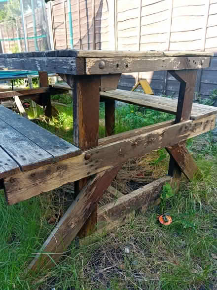 Photo of free Very large very heavy picnic bench (Barton GL1) #2