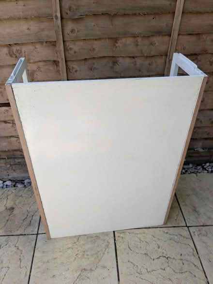 Photo of free Collapsible wood shelving unit (Church crookham) #3