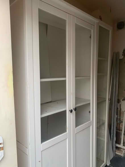 Photo of free IKEA glass cupboard & shelf (Glastonbury BA6) #1