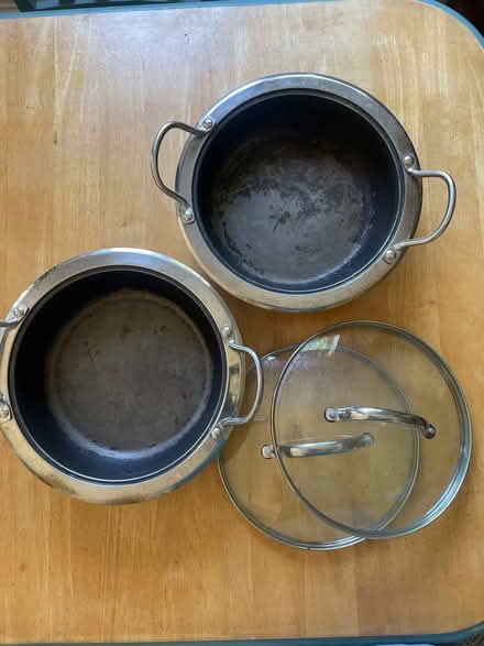 Photo of free 2 Used Pans with Lids (Braintree CM7) #2