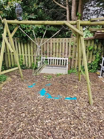 Photo of free Double wooden swing (Deddington OX15) #1
