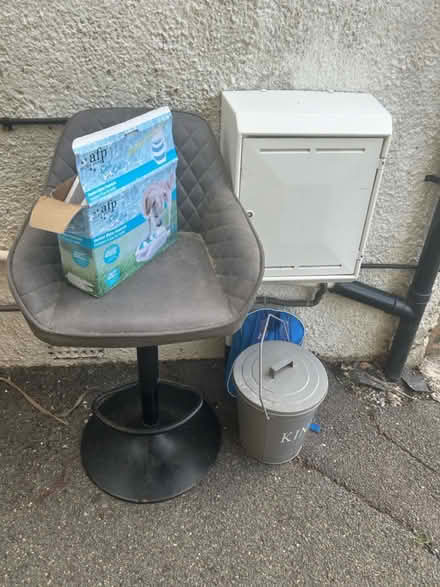 Photo of free Stool, kindle bucket and dog game (Lancing) #1