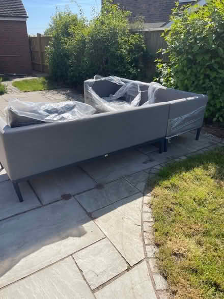 Photo of free New garden furniture set - no cushions (Rodington SY4) #3