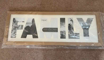 Photo of free Large Picture Frame with “Family” mount - Unused (Titness Park SL5) #2