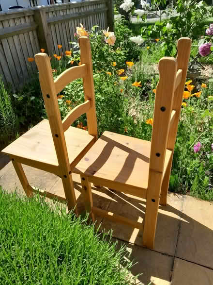 Photo of free 2 dining chairs (Stretton on Dunsmore CV23) #1