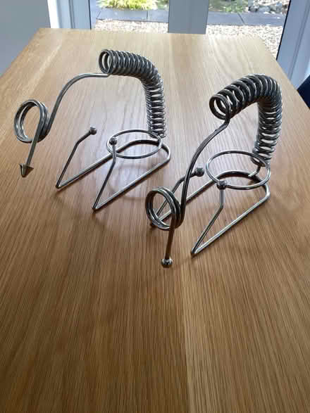 Photo of free 2 x Chrome Wine Bottle Holders / Pourers (Mappleborough Green B80) #3
