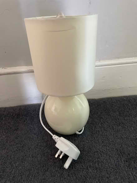 Photo of free Small cream lamp (Woodford green) #1
