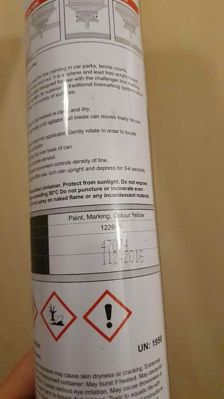 Photo of free Acrylic linemarker (North Acton) #3