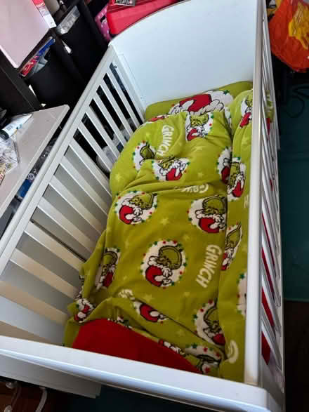 Photo of free Cot turns in to toddler bed (Letchworth) #1