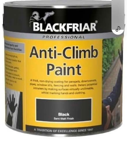 Photo of Anti Climb Paint. (West Croydon CR0) #1