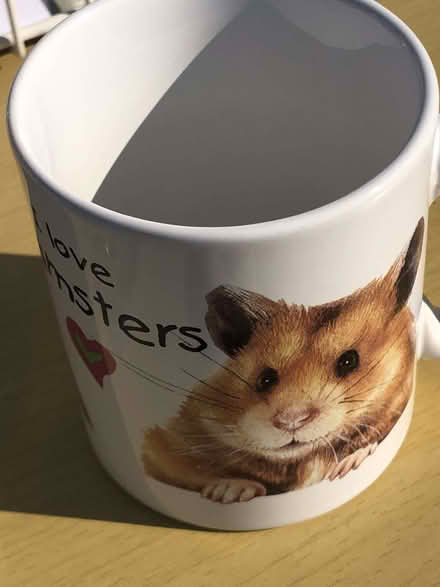 Photo of free "I Love Hamsters" Ceramic Mug (Monks Hill CR2) #4