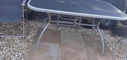 Photo of free Rectangular garden table (Thrapston) #2