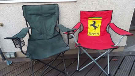 Photo of free 2 folding garden chairs (Bolton le Sands LA5) #1
