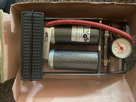 Photo of free Double cylinder foot pump (WN7) #2