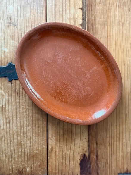 Photo of free 2 terracotta oval plates (Henbury) #1