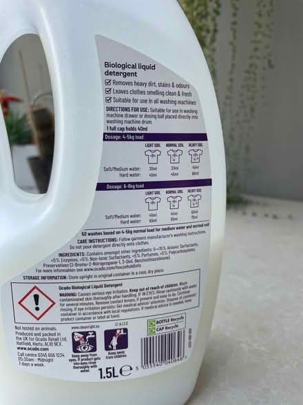 Photo of free bio liquid detergent (W3, Acton) #3