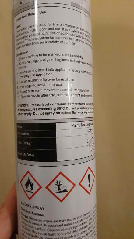 Photo of free Acrylic linemarker (North Acton) #2