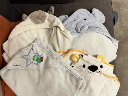Photo of free Assorted hooded baby towels (SL8 Bourne End -near station) #1