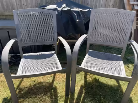Photo of free Metal Garden Chairs x 5 (PO228HT) #1