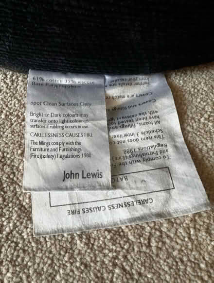 Photo of free Small black beanbag (Penge SE20) #4