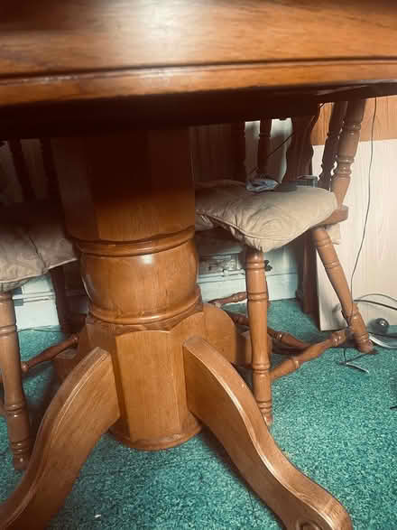 Photo of free Table and 4 chairs (Blackburn BB1) #3