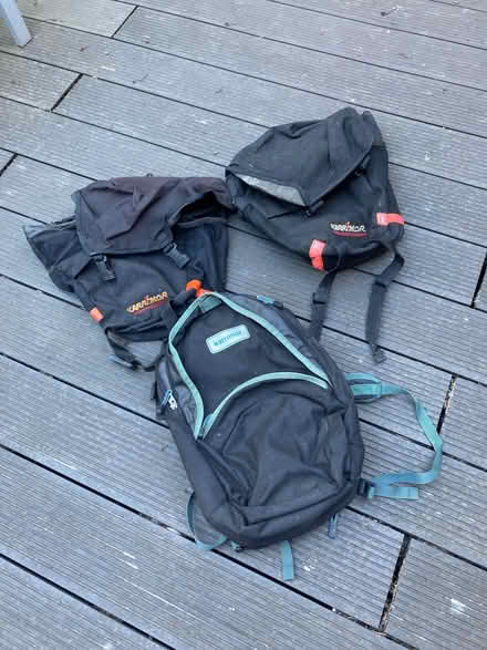 Photo of free Bicycle pannier rack and panniers (Stoke Holy Cross NR14) #2
