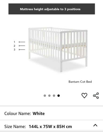Photo of free Cot bed (King's Weald, off Kingsway.) #1