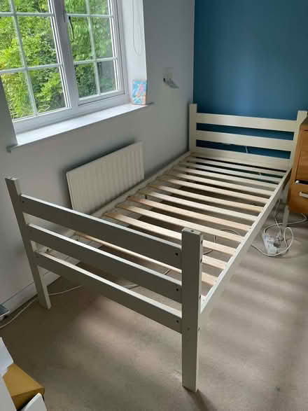 Photo of free Single bed frame, with under bed drawer (Edenbridge TN8) #1