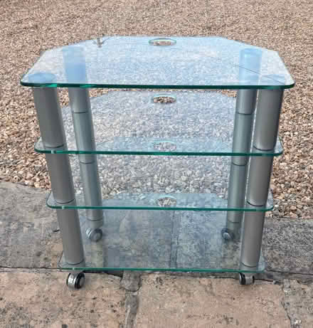 Photo of free Glass TV stand (BA2) #1